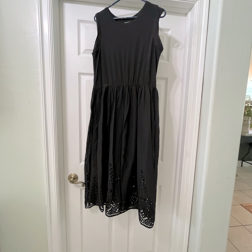 Matilda Jane - black dress with lace detail at bottom
